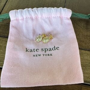 Kate Spade Sparkling Gold Pineapple Earrings